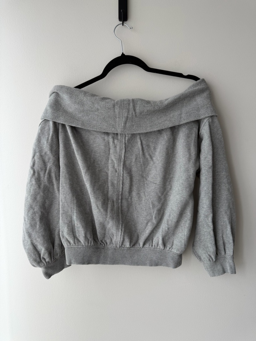 Anthropologie Long-Sleeve Slouchy Off-The-Shoulder Top NWT - Picture 6 of 6